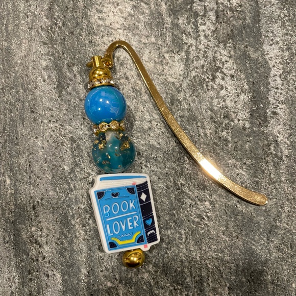 Handmade Other - Handmade Book Lover Beaded Bookmark